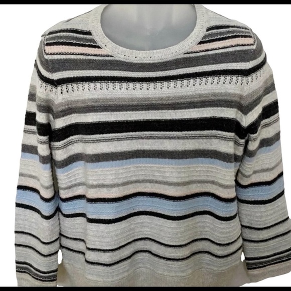 CASLON Nordstrom Stripe Sweater - Women’s PM - Picture 1 of 4